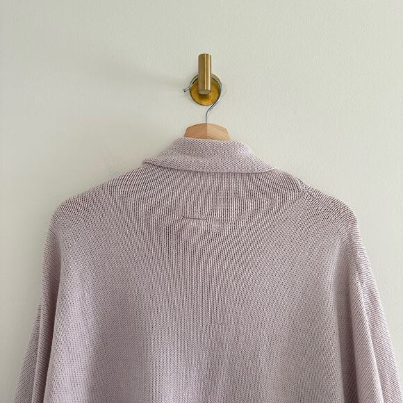 Lolë Iverness Knit Pullover Cowl Neck Poncho Sweater Pink - Picture 10 of 10